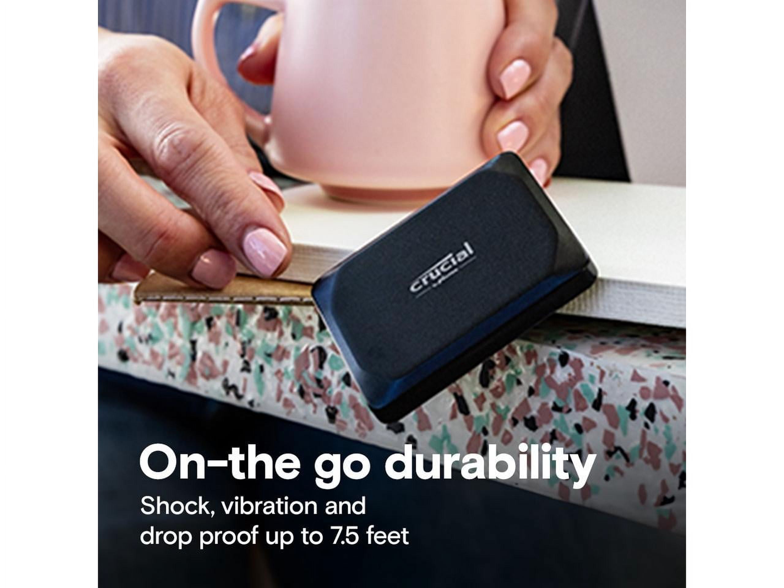 Crucial X9 4TB Portable SSD, External Hard Disk Drive, Up to