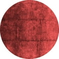 thumbnail image 1 of Ahgly Company Indoor Round Oriental Red Industrial Area Rugs, 8' Round, 1 of 4