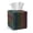 Rainbow Paw Black, variant on COEQINE PU Leather Square Tissue Box Cover, Snap Closure for Easy Refill & Storage, Universal Decorative Tissue Holder for Home Bedroom Car Office Desk, Polka Dots Orange