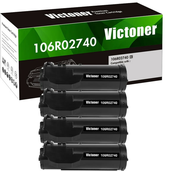 Victoner Extra High Yield（25,900Pages) Toner Cartidge Compatible for Xerox 106R02740 WorkCentre 3655 4xBlack