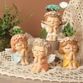 thumbnail image 3 of Flower Pot Silicone Mold Planter Concrete Mold Gilr Concrete Cement Mold for Pen Holder,Home Decorations, 3 of 8