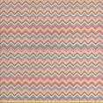 thumbnail image 1 of Chevron Fabric by the Yard Upholstery, Optical Illusion Design Geometric Colorful Line Arrangement Chevron Zigzag Pattern, Decorative Fabric for DIY and Home Accents, Multicolor by Ambesonne, 1 of 4