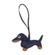 thumbnail image 1 of Ruifaya Abalorio para bolso con forma de perro salchicha para llavero, bolso, mochila, llaves del coche, nuevo, 1 of 7