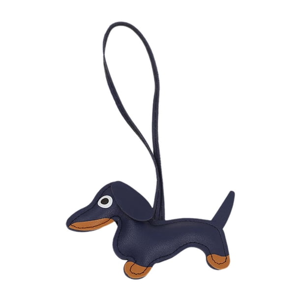 Ruifaya Abalorio para bolso con forma de perro salchicha para llavero, bolso, mochila, llaves del coche, nuevo