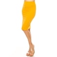 thumbnail image 4 of Women's Elegant Pencil Skirt with Large Waistband, 4 of 5
