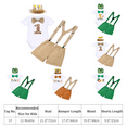 thumbnail image 5 of OBEEII Infant and Toddler Baby Boys Jungle Theme Cake Smash Outfit 1Y green one, 5 of 5