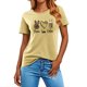 thumbnail image 4 of Mujeres Manga Corta de Verano Tops Pascua Impresa Cuello Redondo, Blusa de Moda Casual para la Primavera, 4 of 5