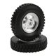 thumbnail image 5 of Neumáticos de goma de 85mm y llantas de aleación, 2 uds., para Tractor de remolque y camión volquete Tamiya 1/14, 5 of 8
