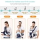 thumbnail image 4 of Huifen Portabebés con asiento para la cadera, multifuncional 9 en 1, portabebés para recién nacidos y niños pequeños para todas las estaciones, portabebés ergonómico, manos libres, mochila para bebé,, 4 of 5