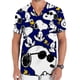 thumbnail image 3 of Uniforme de enfermera con estampado de dibujos animados de Snoopy, cuello en V, bolsillo, ropa de trabajo neutra, monos, uniformes médicos, clínica, 3 of 5