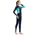 thumbnail image 1 of Traje de buceo Shuishang para mujer, traje de baño fino de secado rápido, traje de baño de una pieza impermeable con protección solar para surf, 1 of 6