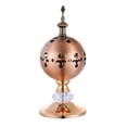 thumbnail image 1 of Shisuyan Incense Burner Iron Golden 1Set 7.27X2.95X2.95in, 1 of 9