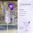 thumbnail image 6 of Jardin - Lavender Mixer for Cocktails and Mocktails - Low Sweetness  - Spirit Enhancer for Spritzers, Mimosas, Lemonades, Sodas - Drink Glitter - KETO Mixer for Cocktails - 25.4 fl oz/750 ml, 6 of 8