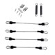 thumbnail image 3 of Cuerda de material acero de 4 Piezas con Resortes de Tornillos RC, 3 of 7