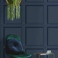 thumbnail image 2 of Holden Modern Faux Wood Panel Non-Pasted Wallpaper - 396 in x 20.8 in Navy Blue, 2 of 5