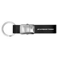 thumbnail image 2 of iPick Image for Ford Expedition Genuine Black Leather Strap Detachable Key Chain, Official Licensed, 2 of 6