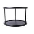 thumbnail image 3 of Better Homes & Gardens 2-Tier Black Bamboo Turntable Kitchen Table Organizer, 10.04" Dia x 7.09" H, 3 of 3