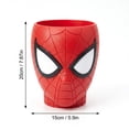 thumbnail image 3 of Superhero Series Popcorn Bucket Movie Night Hero Mask Snack Bowl for Home Theater Large Capacity Red Web Design Collectible Tub for Cinema Lovers Party Decor Gift, 3 of 6