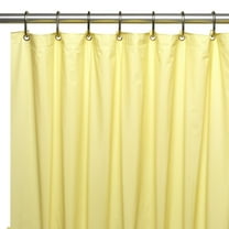 Hotel Collection, 8 Gauge Vinyl Shower Curtain Liner w/ Metal Grommets in Yellow