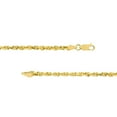 thumbnail image 2 of 10K Yellow Gold 24" 3.00mm D/C Rope Chain Necklace w/ Lobster Lock - Women, 2 of 4