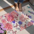 thumbnail image 4 of Pioneer Flower Floral Print Pattern Door Rugs,Washable Non Slip Door Mats Indoor,Decorative Door Mats,Entry Mat Indoor for Entrance,Bedroom,Kitchen,Bathroom,20"x32", 4 of 6