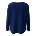 thumbnail image 5 of Women's Knit Bow Sweater Solid Color Pullover Top, 5 of 6