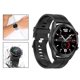 thumbnail image 1 of Reloj conectado por Bluetooth, reloj inteligente mujer hombre impermeable IP68, pantalla táctil , reloj inteligente con podómetro, recordatorio sede Silicona negra Soledad reloj inteligente, 1 of 8
