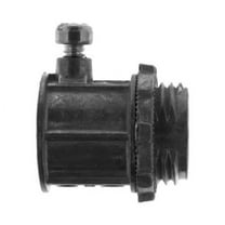 Steel City 23210 Electrical Metallic Set-Screw Connector, Zinc Die Cast, 1/2-In., 5-Pk. - Quantity 1