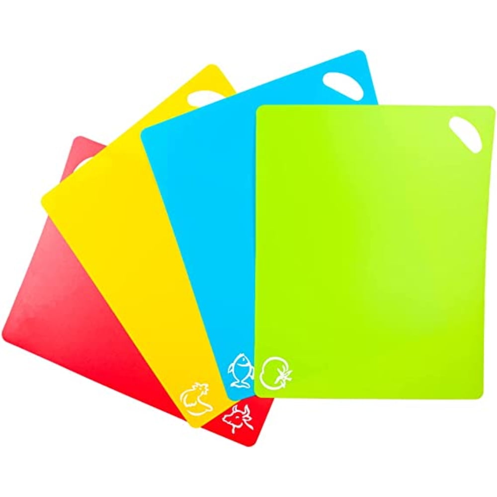 PEACNNG Flexible Cutting Boards Set, Cutting Board Mats for Cooking