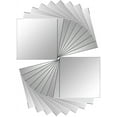 thumbnail image 1 of Mirror Tiles Self-adhesive 15x15cm 18 Pieces Decorative Wall Mirrors, 1 of 4