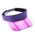 thumbnail image 2 of Visor Cap for Women Wide Brim Sun Protection Hat Adjustable Visor Cap (Purple One Size), 2 of 9