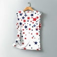 thumbnail image 5 of HaoXianJian Plus Size Independence Day Womens Shirt 2025 Flag Patriotics Tank Tops for Women 2025 4th of July Shirt USA Flag Graphic Tank Tops Crew Neck Sleeveless Shirts S-5X, 5 of 5
