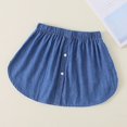 thumbnail image 4 of JINMGG Womens Plus Size Clearance $5 Women's Fashion Printing New High Waist Eextender Mini Slim Casual All Match Skirt Blue Free size, 4 of 6