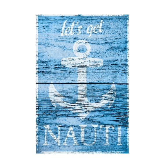 Cora Niele 'Lets get Nauti' Canvas Art