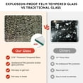 thumbnail image 2 of KOSMONIA Semi-Frameless Double Sliding Shower Door 56-60"W x 76"H,Bathroom Glass Shower Door with 5/16" (8mm) Clear Nano Easy Clean Coating Tempered Glass,Stainless Steel Hardware,Color Matte Black, 2 of 8