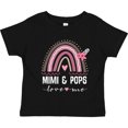 thumbnail image 3 of Inktastic Mimi and Pops Grandchild Rainbow Girls Toddler T-Shirt, 3 of 5