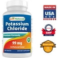 Best Naturals Potassium Chloride 99 mg, 400 Tabs, NonGMO, GlutenFree