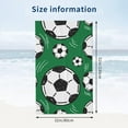 thumbnail image 4 of Yibo Soccer Bath Towel Sand-Free Beach Towel Quick Dry Pool Towel Lightweight Shower Towel for Bathroom Outdoor Swimming, 4 of 9