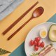 thumbnail image 5 of Handmade Korean Jujube Wood Cutlery Set, 10-Piece Set with Spoons and Chopsticks, 5 of 5