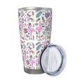 thumbnail image 2 of Goofa Summer with Flamingo for 20 oz Skinny Tumbler Stainless Steel Coffee Mug Slim Vacuum Insulated Travel Cup Car Cup-Without Straw, 2 of 8