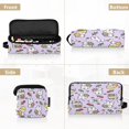 thumbnail image 5 of Hair Tool Organizer Bag with Heat Resistant Mat Removable Travel Storage Case for Hot Air Brushes Curling Irons Lively Little White Rabbit, 5 of 8