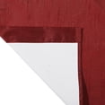 thumbnail image 2 of Lanco Silky Solid Room Blackout Thermal Grommet Curtains (Set of 2) Red, Set of 2, Size 37 x 84", 2 of 3