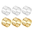 thumbnail image 4 of Abbracc 6Pcs Napkin Holder Metal Table Setting Accessory Napkin Holder Serviette Buckles, 4 of 7