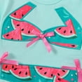 thumbnail image 5 of Leey-World Baby Girl Clothes Baby Short-Sleeve Bodysuit Baby Onesies(Blue,12-18 Months), 5 of 8
