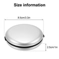 thumbnail image 2 of WJCA Portable 7-Slot Yen Coin Holder with Mirror, Compact Change Organizer for Car Travel and Daily Use, Sliver., 2 of 5