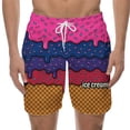 thumbnail image 1 of WILLBEST Pantalones Cortos Casuales para Hombre, para Playa, Natación y Entrenamiento, Diseño Elegante con Cordones y Estampado de Hielo Derretido para Cada Temporada., 1 of 5