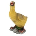 thumbnail image 5 of Duck Ornament Resin Animal Figurine Home Decoration Decor Gift for Office Desktop Grey, 5 of 8