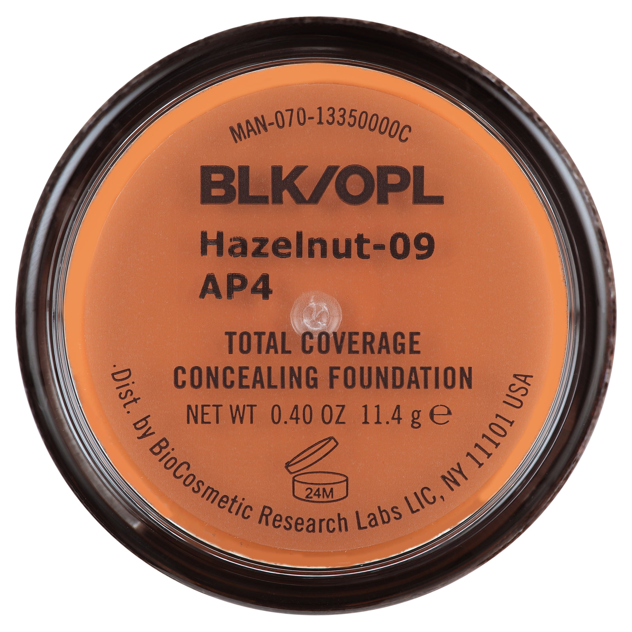 BLK/OPL Total Coverage Concealing Foundation Hazelnut 0.40 oz