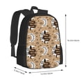 thumbnail image 2 of Balery Snake And Flower Backpack for Men and Women - Durable 600D Oxford Cloth -Large Capacity, Water-Resistant School, Travel, and Hiking Bag, 2 of 9