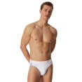 thumbnail image 5 of SCHIESSER Calzoncillos para Hombres, Paquete de 3 - Rio Slip 95/5, Algodón Estirado, Rayas laterales Blanco XL (X-Large), 5 of 5